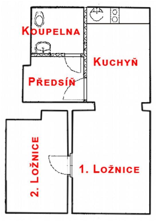 Penzion Apartman Janov Janov nad Nisou Kamer foto